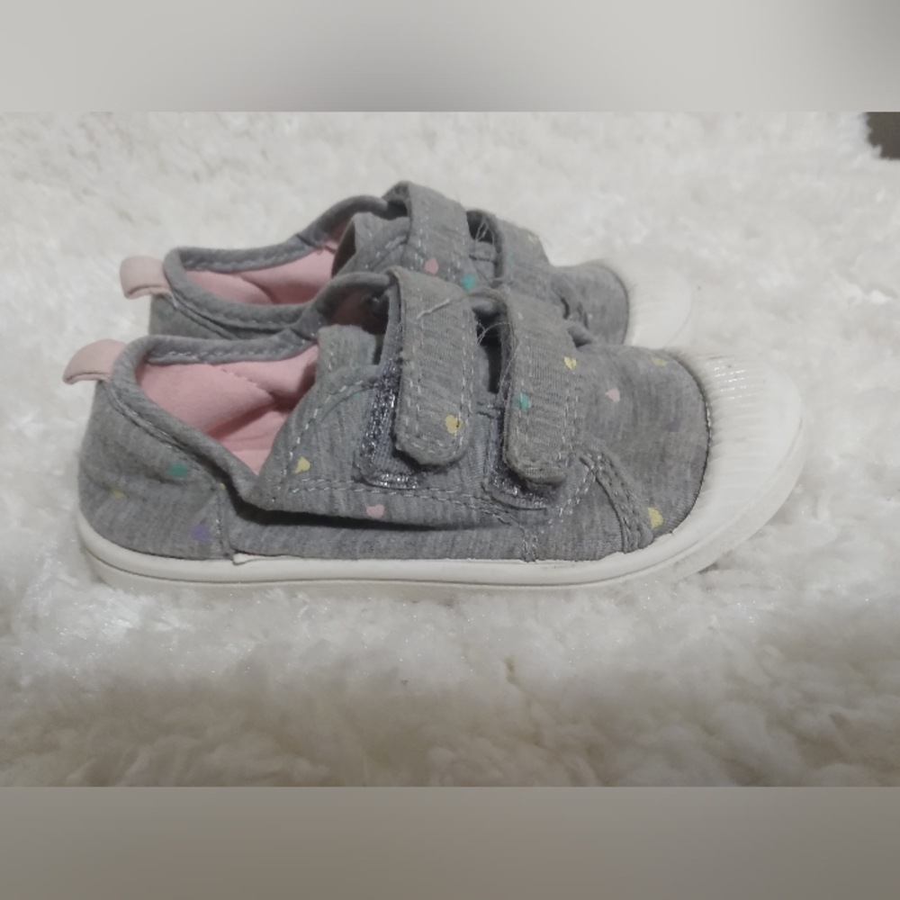 Cat and jack girls size 9 velcro straps sneakers